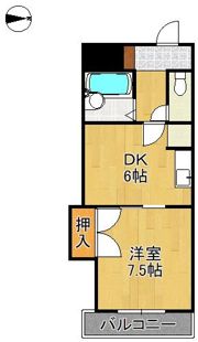 グランドアイ小倉の間取り画像