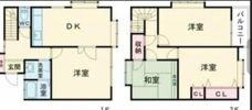 小金井市中町1丁目戸建の間取り画像