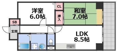 アドバンス渋川の間取り画像
