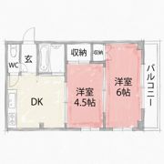 コーポ前海の間取り画像