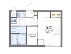 レオパレスシャルマン富士見の間取り画像