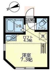 ユナイト追浜ローズウッドの間取り画像