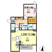 キャトルセゾン東霞の間取り画像