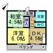 サンハイツの間取り画像