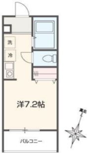 MELLAS北与野の間取り画像