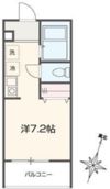 MELLAS北与野の間取り画像