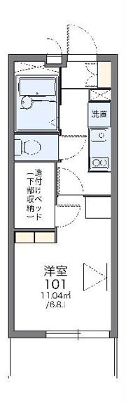 レオパレス大弥の間取り画像