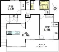 松庵1丁目ヘーベルメゾンの間取り画像