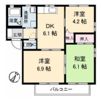 ヴィ・ラフィネ旗ケ崎 2号館の間取り画像