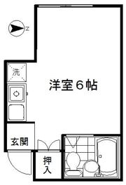 花井コーポの間取り画像