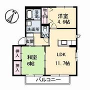コーポ十六番浜 5の間取り画像