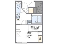 レオパレスロッソの間取り画像