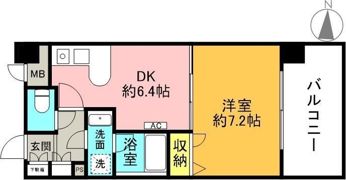 アーバンビュー倉敷カレッジコートの間取り画像