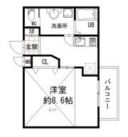 レジデンスナンワ香里園 Aの間取り画像