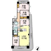 ディークラディア静岡Ⅱの間取り画像