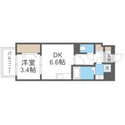 レシオス阿倍野ヴィータの間取り画像