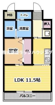 グランドールモンシェリーの間取り画像