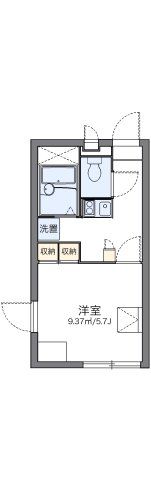 レオパレスASHBERRYの間取り画像