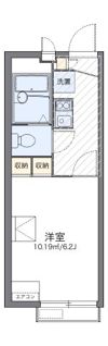レオパレスメルシー新和Ⅱの間取り画像