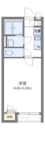 クレイノトウィンクルDの間取り画像