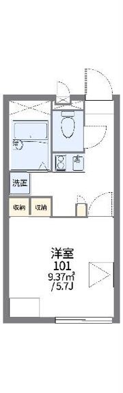 レオパレスメイヤメゾンHIROの間取り画像