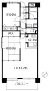 ダイアパレス五日市中央の間取り画像