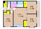 ピレニーズ奥田の間取り画像