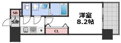 リヴェント玉造の間取り画像