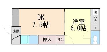 小野マンションの間取り画像