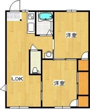 マロンハイツAの間取り画像