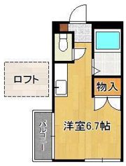 マテリオ本城東の間取り画像