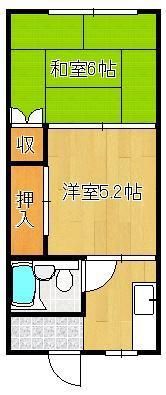 住吉ハイツの間取り画像