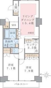 Brillia ist 東雲キャナルコートの間取り画像