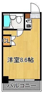 黒崎スカイマンションの間取り画像