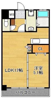 サンシャインIVの間取り画像