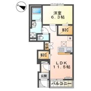 ポローニアの間取り画像