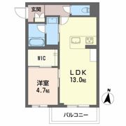 ALOHA O．E ＊＊の間取り画像