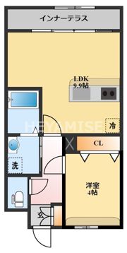 グランドソレイユ栄田の間取り画像