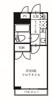 コスモリード国分寺の間取り画像