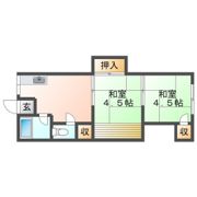 杉岡アパートの間取り画像