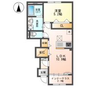 Orange villa 堀溝の間取り画像