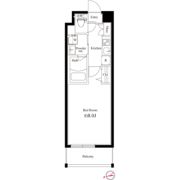 ハーモニーレジデンス新宿御苑 THE EASTの間取り画像