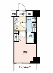 マイナビSTAYモンターニュ西横浜（GENOVIA西横浜）の間取り画像
