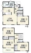 ふじみ野市福岡戸建の間取り画像