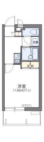レオパレスエスポワール 天久の間取り画像