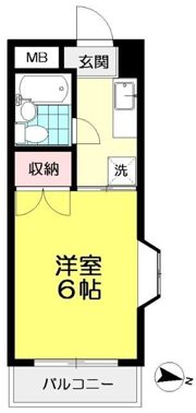 レジデンス綿貫の間取り画像