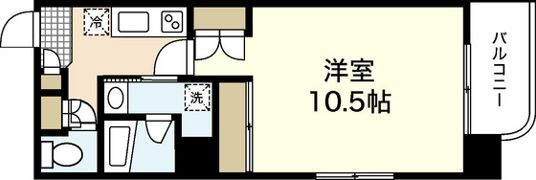 Eden白島九軒町の間取り画像