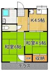 竹中アパートの間取り画像