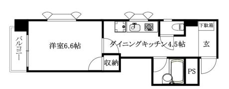 KBコート味酒の間取り画像
