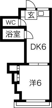 ル・クレアKの間取り画像